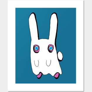 Ghost Bunny Posters and Art